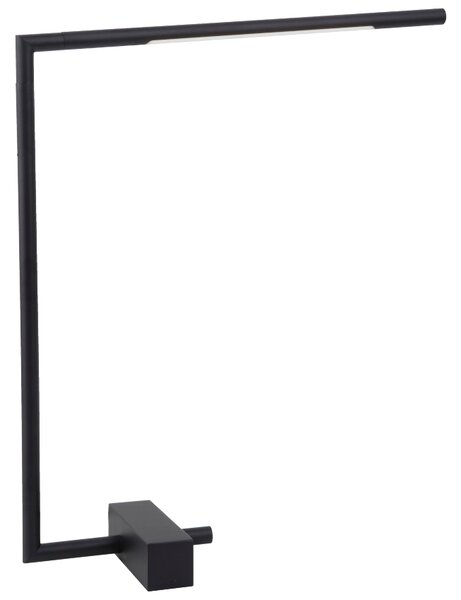 Černá kovová stolní LED lampa Nova Luce Raccio