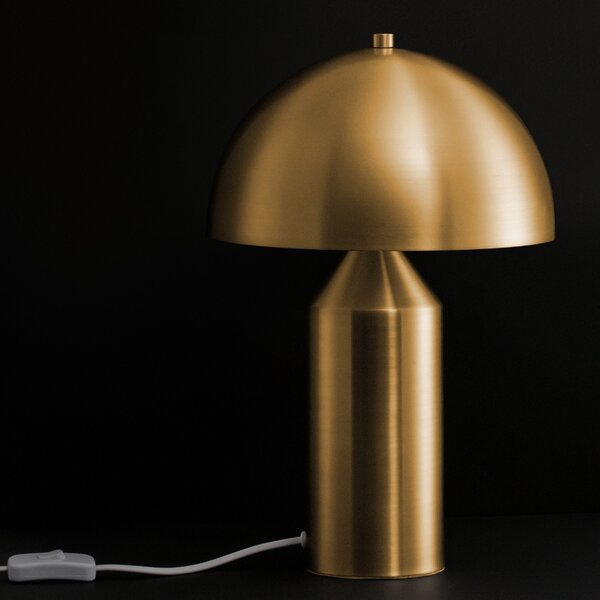 Zlatá kovová stolní lampa Nova Luce Bolt
