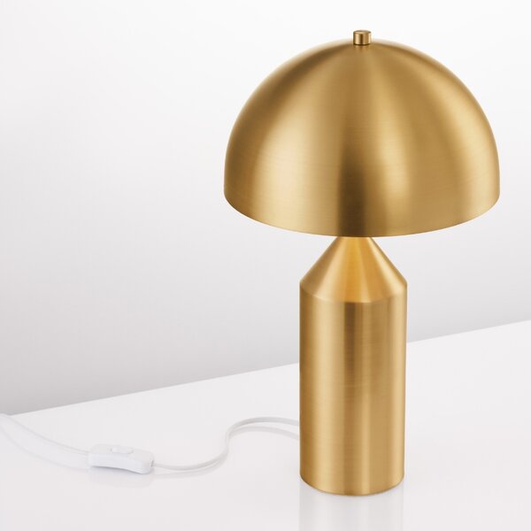 Zlatá kovová stolní lampa Nova Luce Bolt