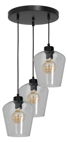 Lustr na lanku SANTIAGO 3xE27/60W/230V čirá