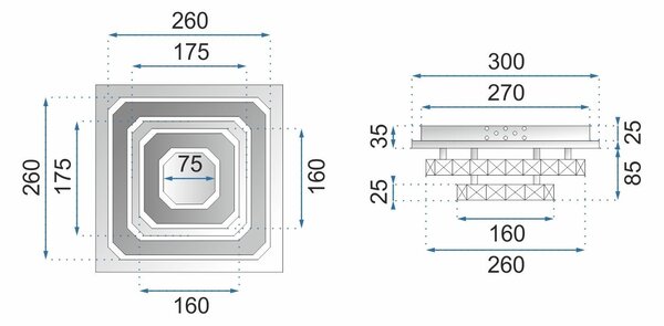 TooLight Křišťálové stropní LED svítidlo APP410-C chrom/neutrální bílá