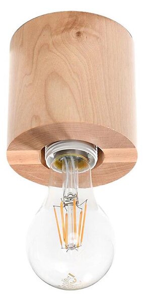 Sollux SL.0672 - Stropní svítidlo SALGADO 1xE27/60W/230V dřevo