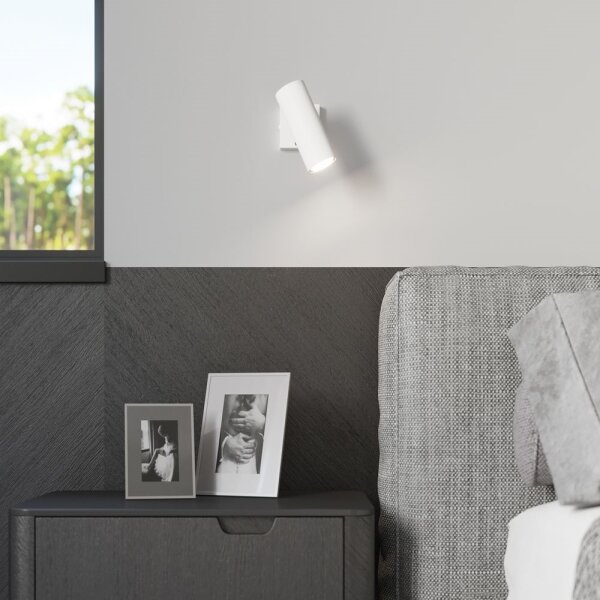 Sollux SL.0494 - Nástěnné bodové svítidlo DIREZIONE 1xGU10/40W/230V bílá