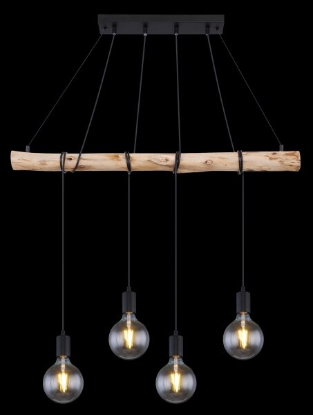 Globo 15439-4 - Lustr na lanku AUSTON 4xE27/60W/230V