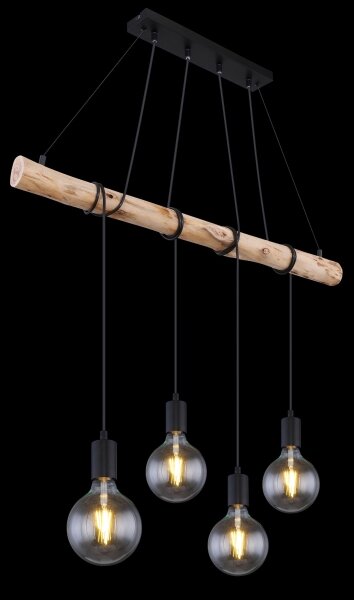 Globo 15439-4 - Lustr na lanku AUSTON 4xE27/60W/230V