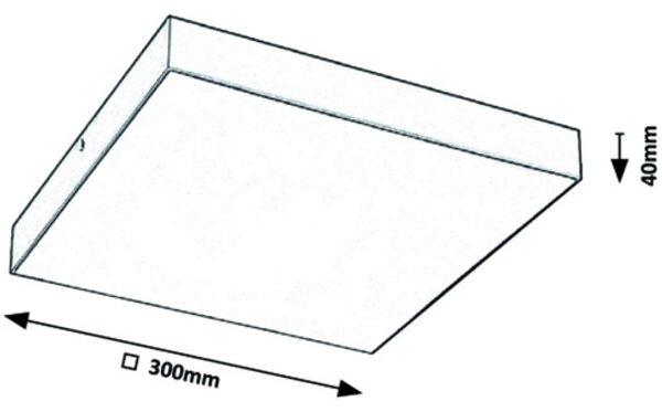 Rabalux - LED Stropní svítidlo LED/24W/230V 2800-6000K IP44 černá