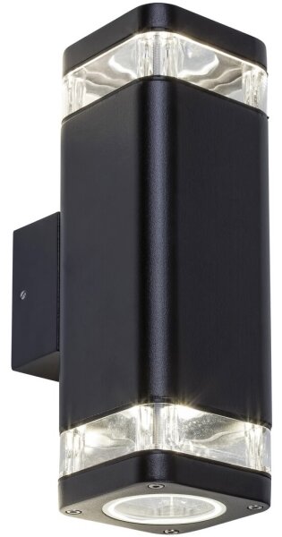 Rabalux - Venkovní nástěnné svítidlo 2xGU10/25W/230V IP44 černá