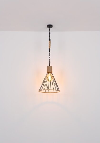 Globo 15676H1 - Lustr na řetězu HALIA 1xE27/60W/230V