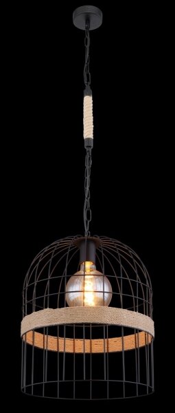 Globo 15677H1 - Lustr na řetězu HALIA 1xE27/60W/230V