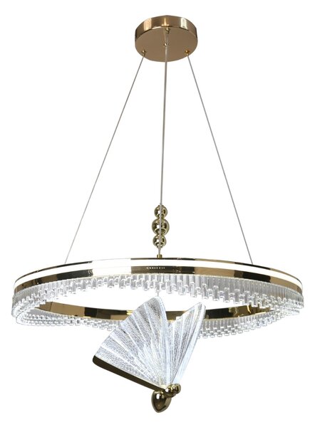 Light Prestige Marissa závěsné svítidlo 2x33 W zlatá LP-2515/1P Cristal GD