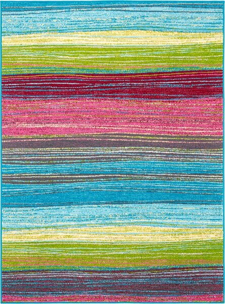 Dětský kusový koberec Agnella Funky Top Dor smaragdový Rozměr: 100x170 cm