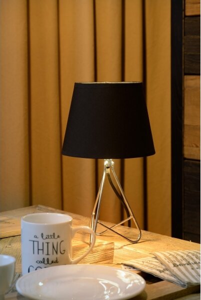 Lucide 47500/81/11 - Stolní lampa GITTA 1xE14/40W/230V černá