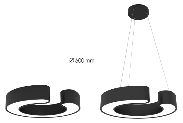 Immax NEO 7133 - LED SMART Stmívatelné svítidlo CÉČKO LED/52W/230V + DO 60 cm
