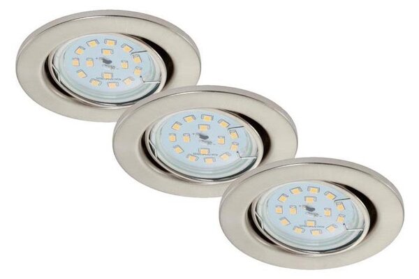 Briloner 7220-032-SADA 3x LED Koupelnové podhledové svítidlo FIT 1xGU10/5W/230V