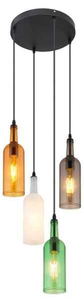 Globo 28048-4H - Lustr na lanku LEVITO 4xE27/8W/230V