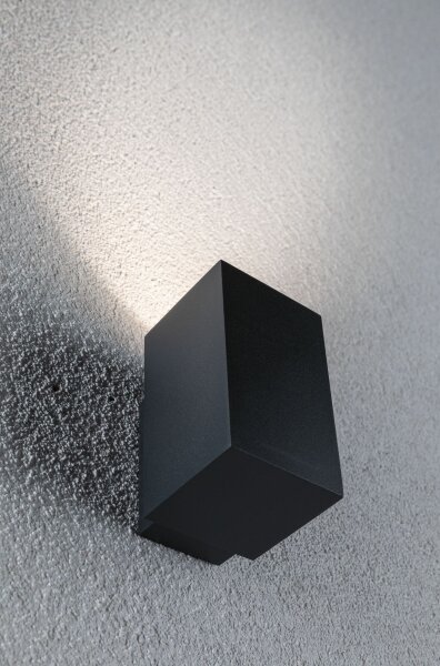 Paulmann 94327 - LED/3,8W IP44 Venkovní nástěnné svítidlo FLAME 230V antracit