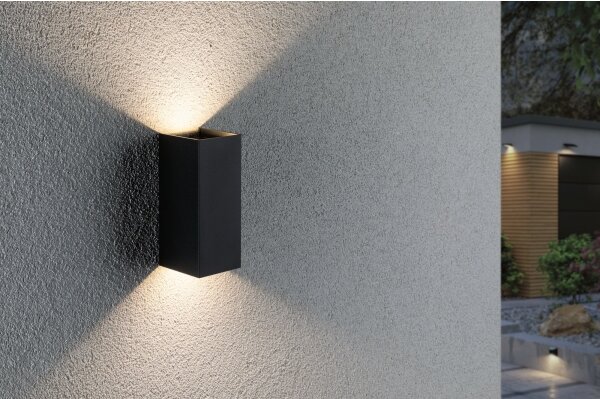 Paulmann 94326 - 2xLED/2,8W IP44 Venkovní nástěnné svítidlo FLAME 230V