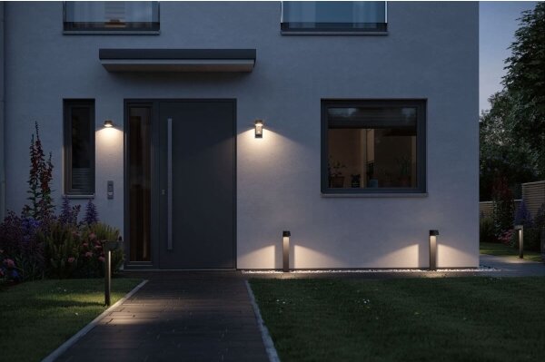 Paulmann 94453 - LED/6W IP44 Venkovní nástěnné svítidlo se senzorem CAPEA 230V