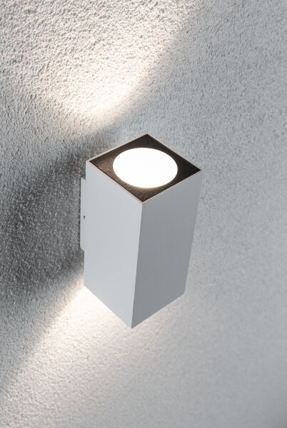 Paulmann 94330 - 2xLED/2,8W IP44 Venkovní nástěnné svítidlo FLAME 230V bílá