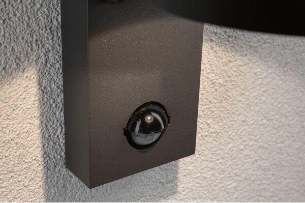 Paulmann 94453 - LED/6W IP44 Venkovní nástěnné svítidlo se senzorem CAPEA 230V