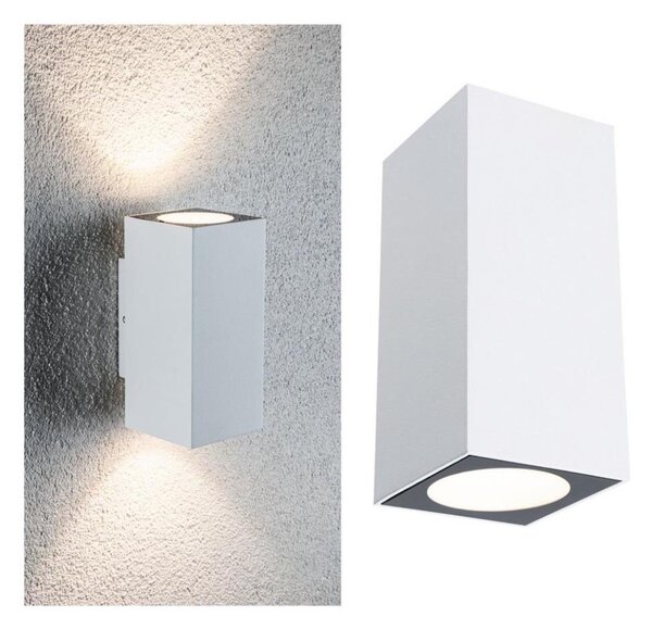 Paulmann 94330 - 2xLED/2,8W IP44 Venkovní nástěnné svítidlo FLAME 230V bílá