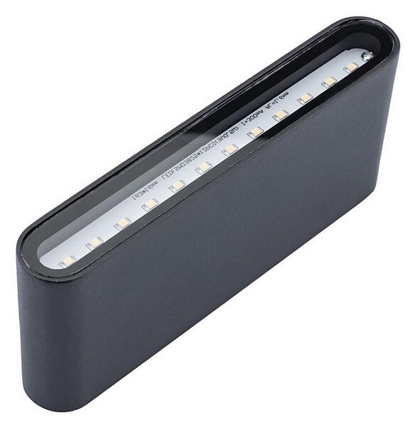 LED Venkovní nástěnné svítidlo FLOW LED/6W/230V IP54 černá