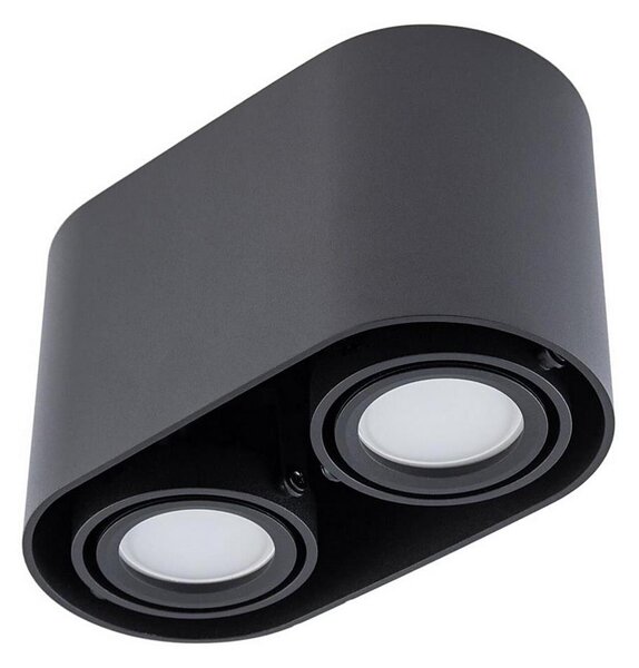 Bodové svítidlo SIROK 2xGU10/30W/230V černá