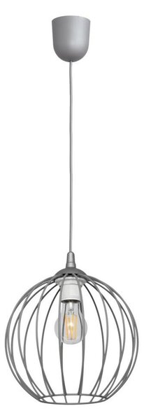 Lustr na lanku MERCURE 1xE27/15W/230V šedá