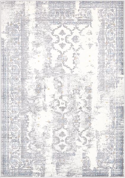 Kusový koberec Agnella Soft Lamme popelavý šedý krémový Rozměr: 80x150 cm