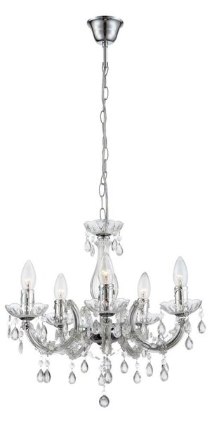 Globo 63116-5 - Lustr na řetězu CUIMBRA 5xE14/40W/230V