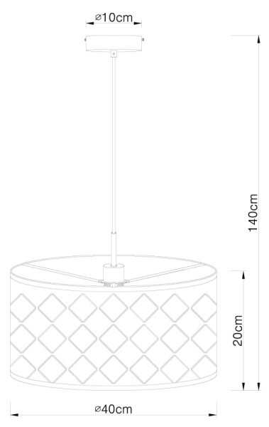 Globo 15228H - Lustr na lanku KIDAL 1xE27/60W/230V
