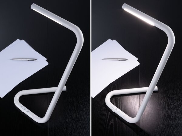 Paulmann 95423 - LED/4,5W Stmívatelná dotyková stolní lampa FLEXLINK 5V/USB bílá