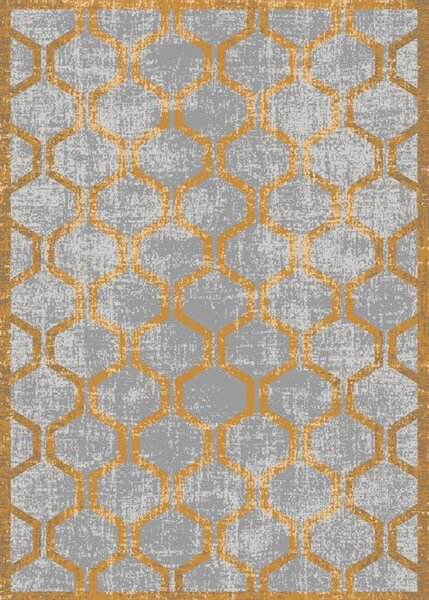 Kusový koberec Agnella Soft Tehya zlatý Rozměr: 80x150 cm