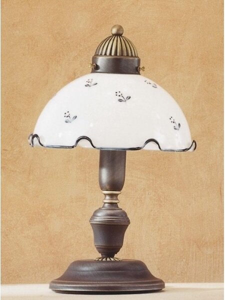 Kolarz 731.73.17 - Stolní lampa NONNA 1xE27/75W/230V modrá