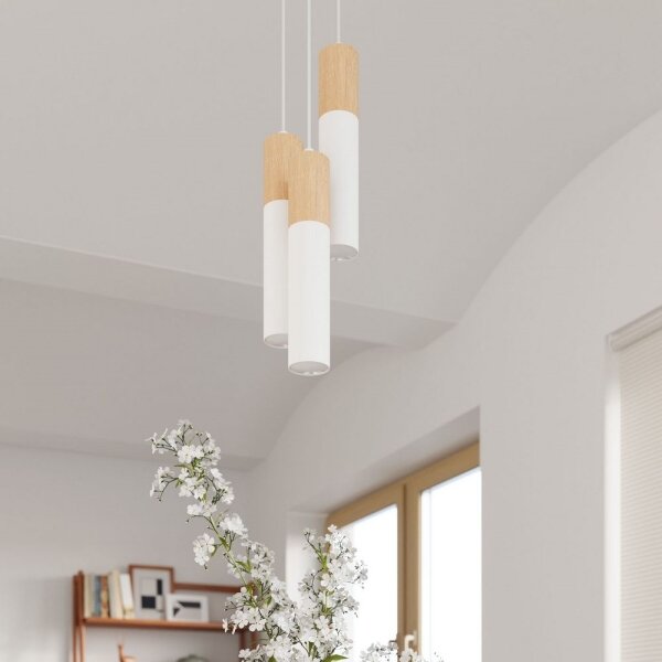 Sollux SL.0631 - Stropní svítidlo PABLO 1xGU10/40W/230V bílá