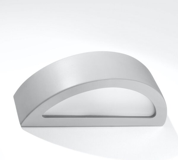 Sollux SL.0873 - Nástěnné svítidlo ATENA 1xE27/60W/230V šedá