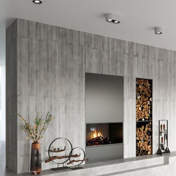 Sollux SL.0882 - Stropní svítidlo BASIC AR111 2xGU10/40W/230V beton