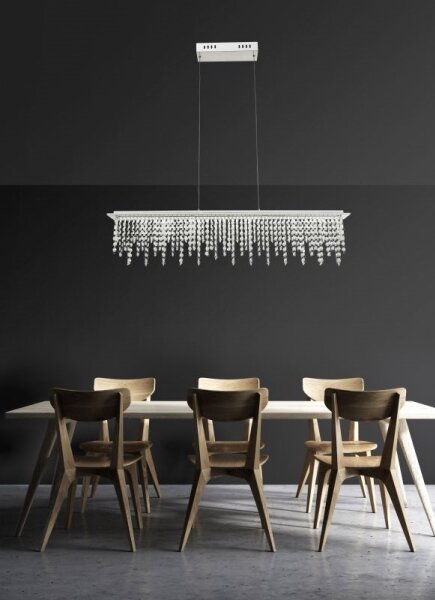 Globo 68405-24H - LED Stmívatelný křišťálový lustr na lanku LED/24W/230V + DO