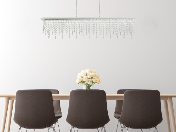 Globo 68405-24H - LED Stmívatelný křišťálový lustr na lanku LED/24W/230V + DO
