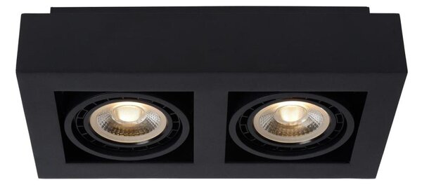 Lucide 09120/24/30 - LED Stmívatelné bodové svítidlo ZEFIX 2xGU10/12W/230V černá