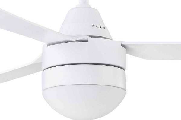 BAYSIDE 531016 - Stropní ventilátor MEGARA 2xE14/15W/230V bílá + DO