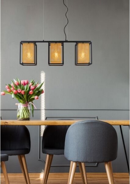 Lucide 21422/03/30 - Lustr na lanku SANSA 3xE27/40W/230V