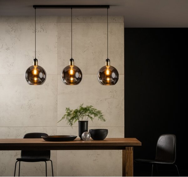 Lucide 34438/03/65 - Lustr na lanku JULIUS 3xE27/40W/230V