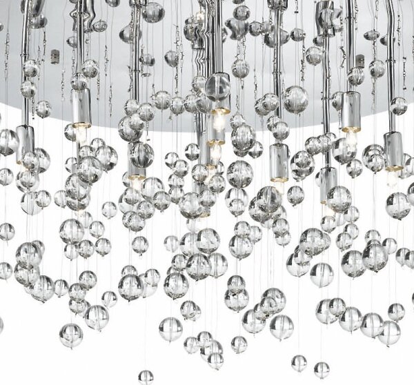 Ideal Lux - LED Stropní svítidlo NEVE 8xG9/3W/230V pr. 40,5 cm chrom
