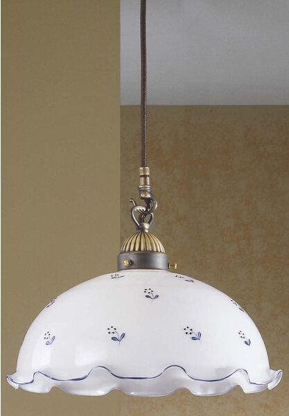 Kolarz 731.30.25 - Lustr na lanku NONNA 1xE27/75W/230V modrá