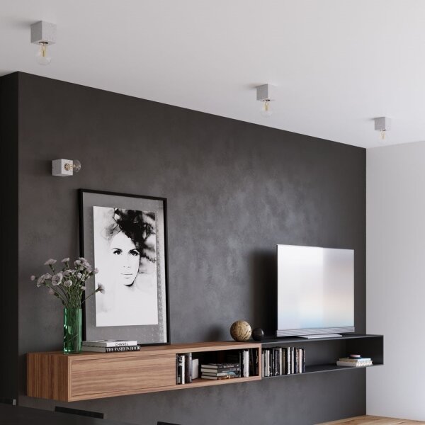 Sollux SL.0681 - Stropní svítidlo ABEL 1xE27/60W/230V beton