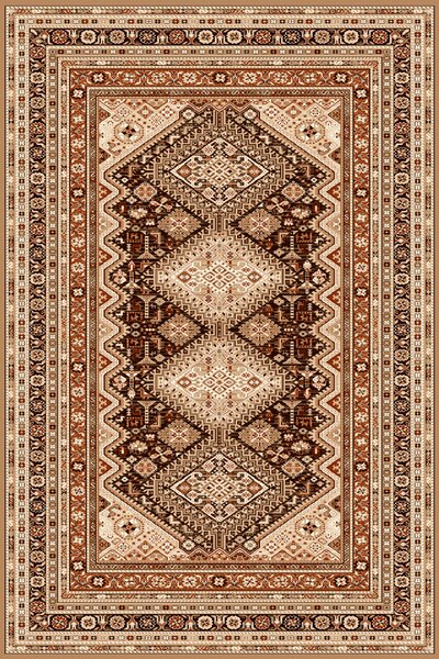 Kusový koberec Agnella Standard Remo tmavě hnědý Rozměr: 60x120 cm