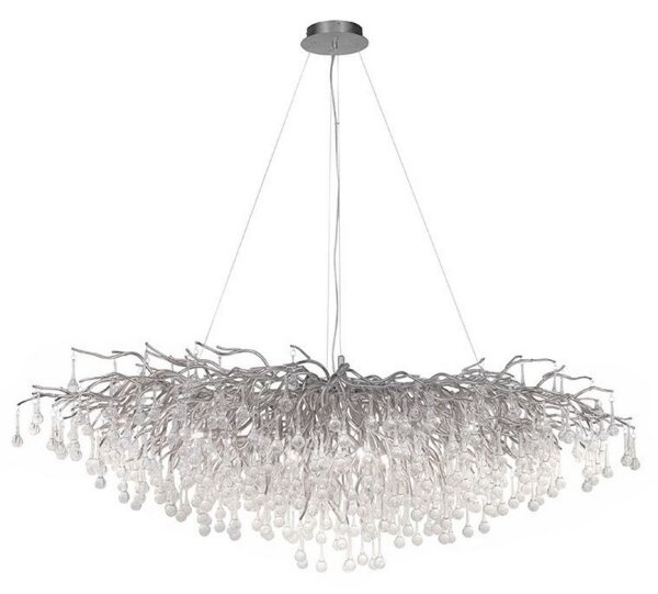 Paul Neuhaus 2031-55 - Lustr na lanku ICICLE 15xG9/40W/230V 75x150 cm chrom