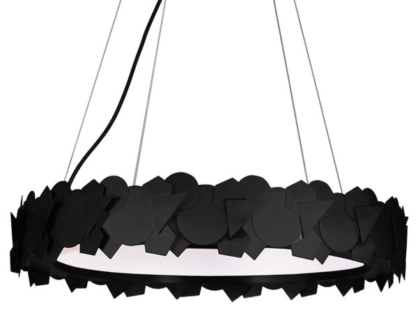 LED Lustr na lanku SOHO LED/24W/230V černá