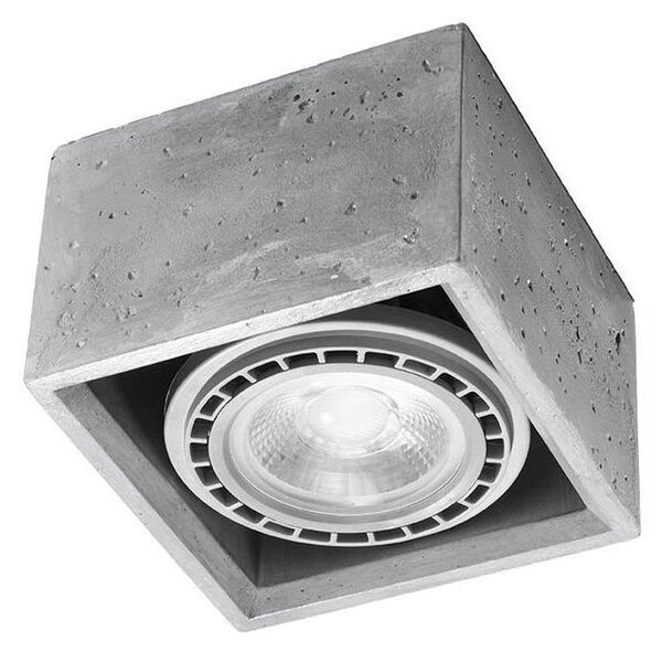 Sollux SL.0883 - Stropní svítidlo QUATRO 1xGU10/40W/230V beton